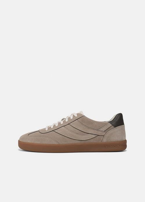 Oasis Contrast-Edge Suede & Leather Sneaker