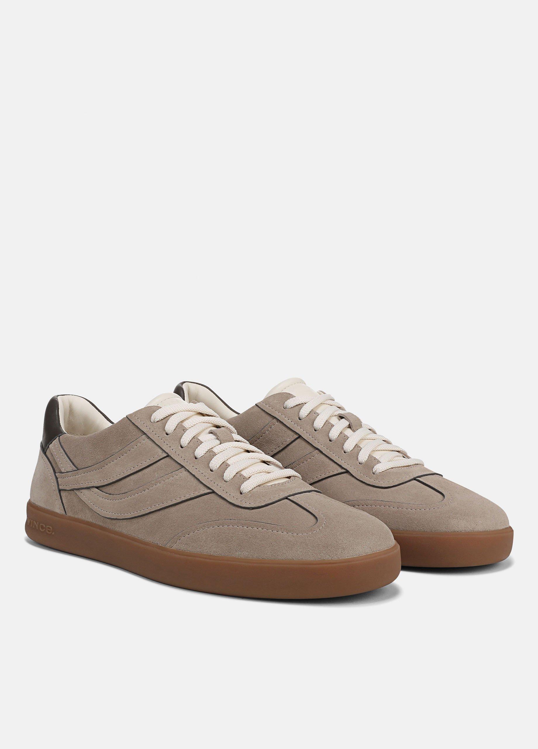 Oasis Contrast-Edge Suede & Leather Sneaker image number 1