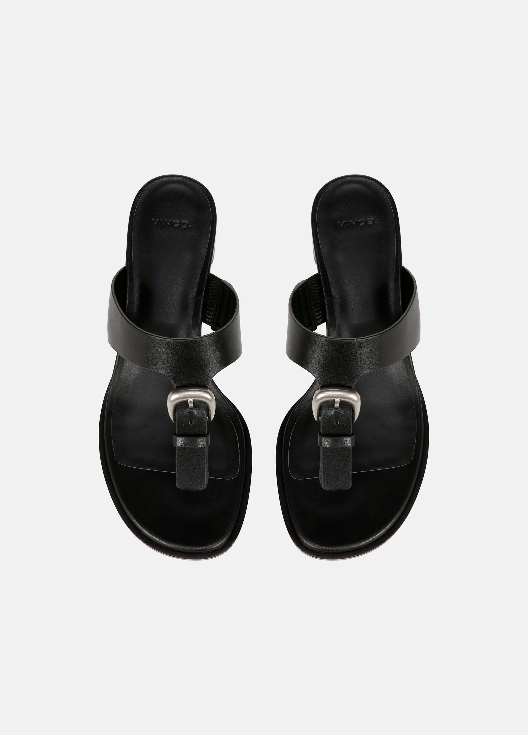 【現品限り一斉値下げ！】 in Sandal Buckle Leather Aubrey Storefront Vince | Vince 靴