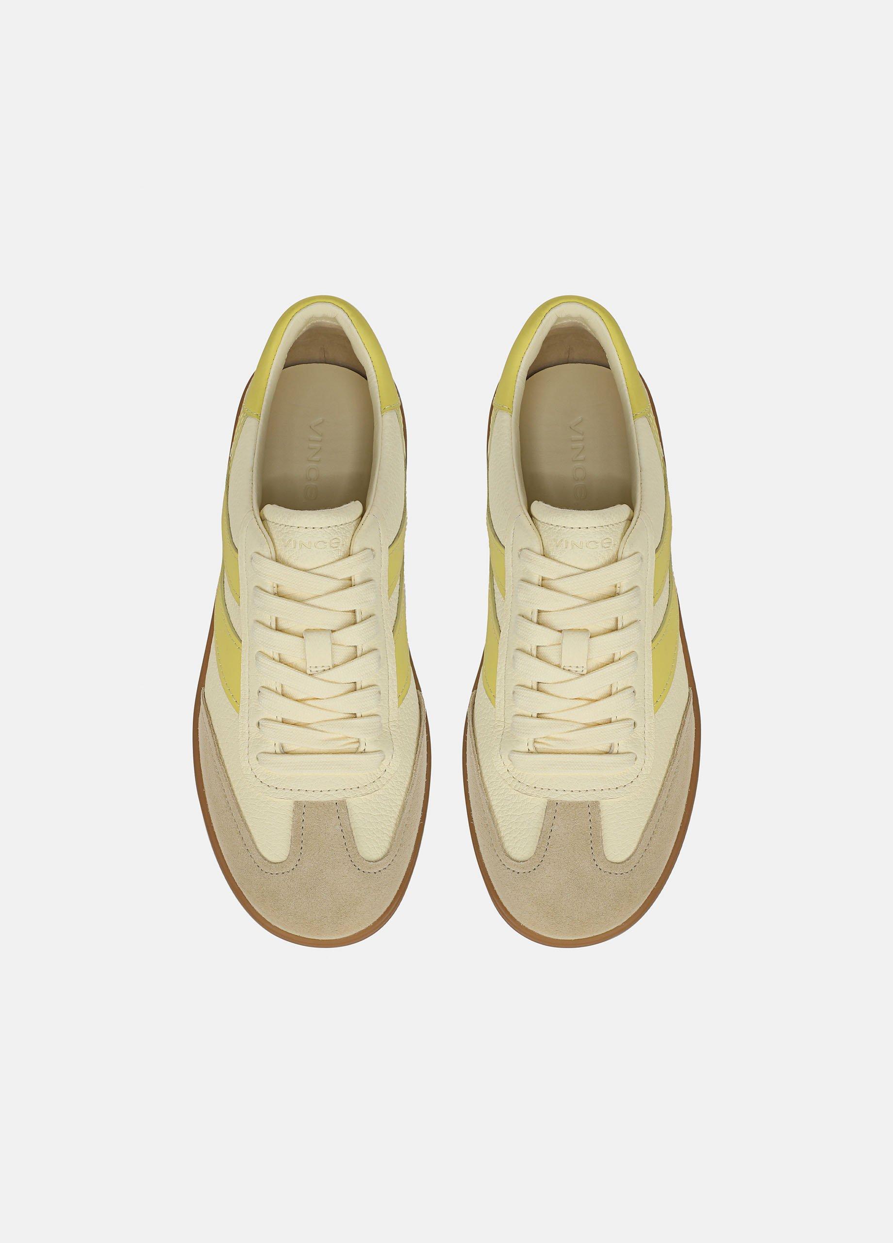 Oasis Leather & Suede Sneaker in Shoes | Vince
