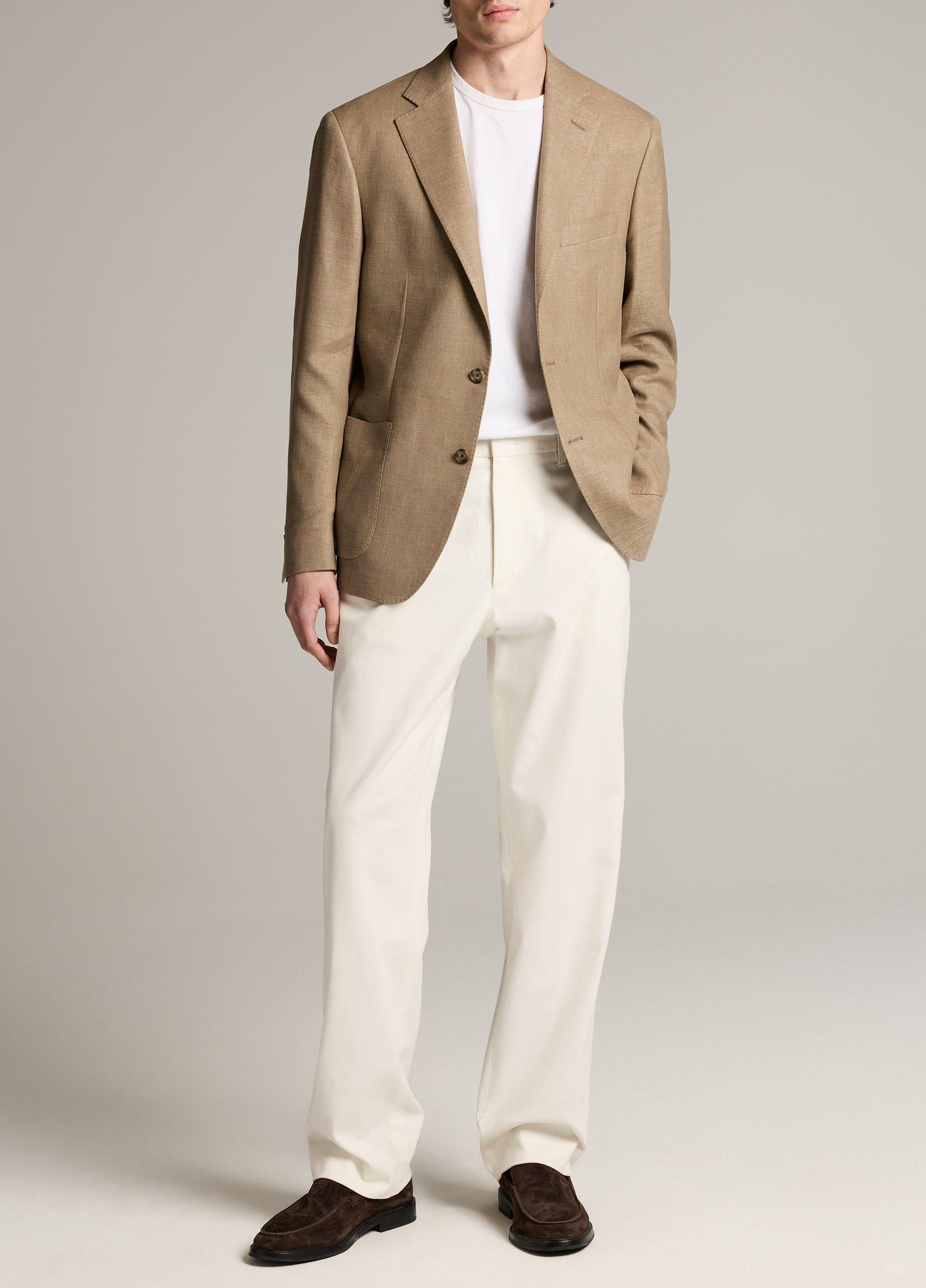 Herringbone Linen & Wool-Blend Relaxed Sport Coat image number 3