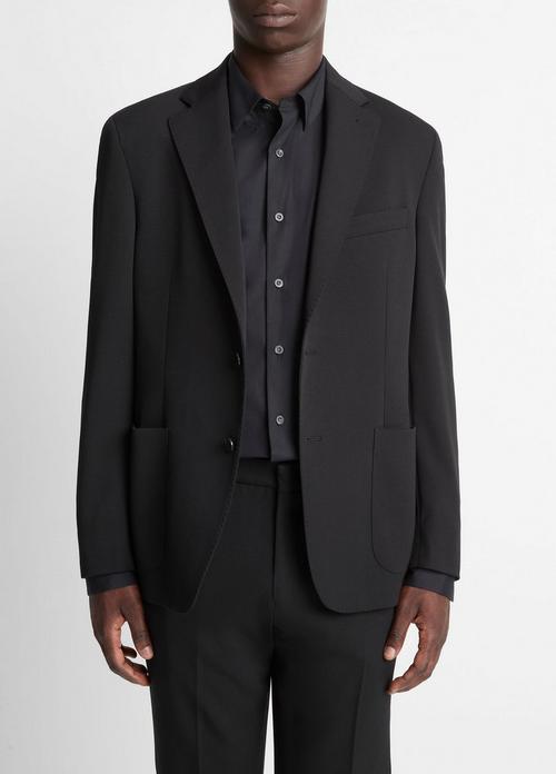 Stretch-Wool Relaxed Sport Coat