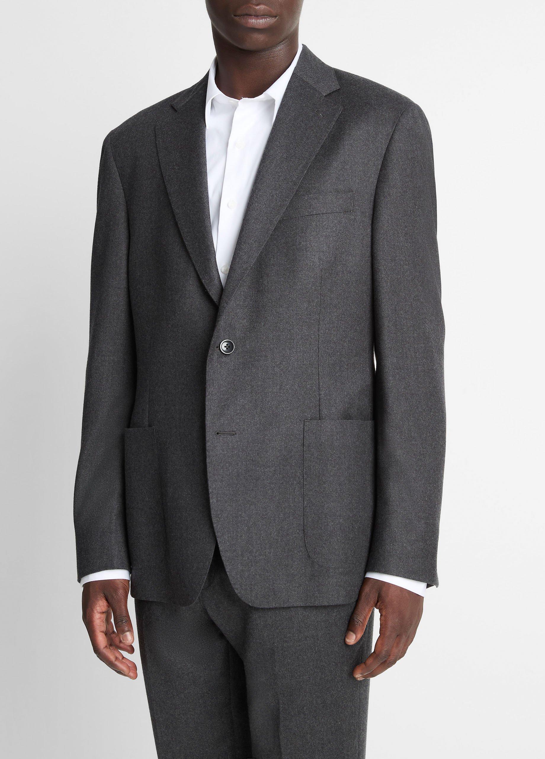 Wool-Silk Flannel Relaxed Sport Coat image number 1