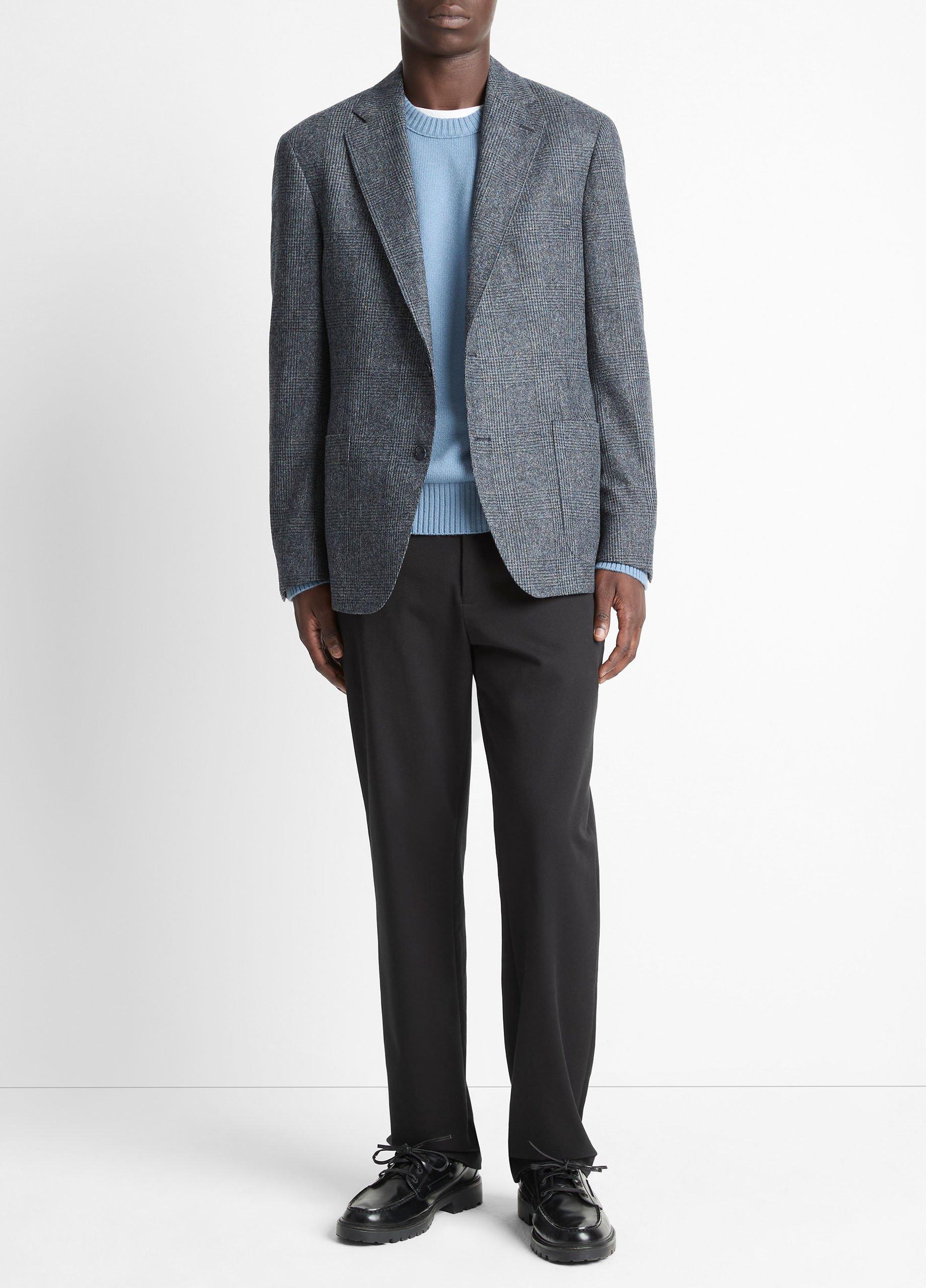 Plaid Alpaca-Blend Relaxed Sport Coat image number 3