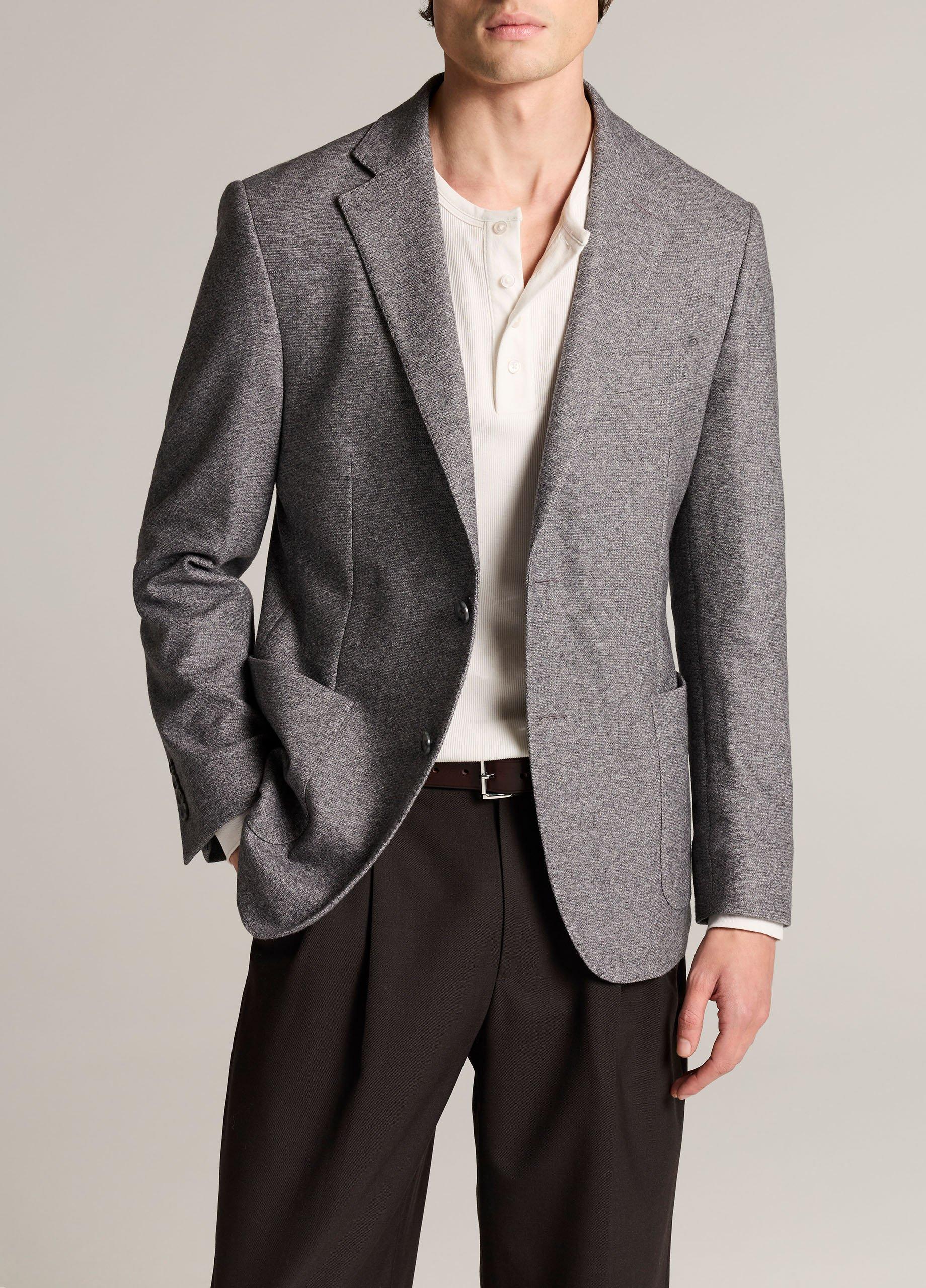Knit Wool-Blend Sport Coat image number 0