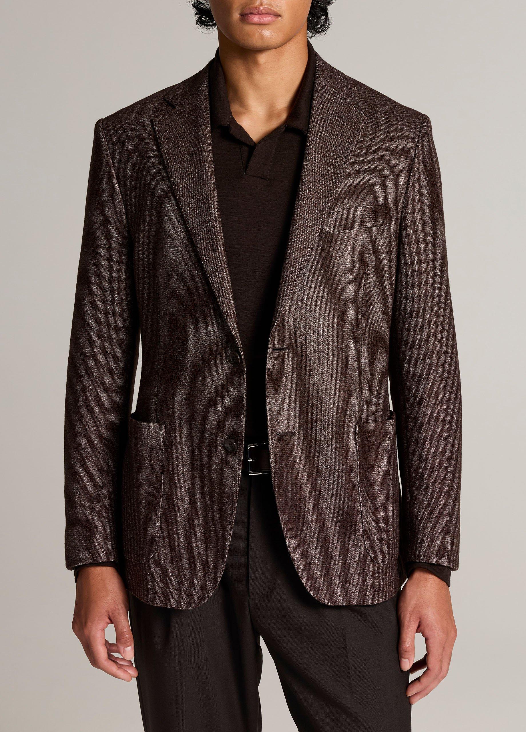 Knit Wool-Blend Sport Coat image number 0