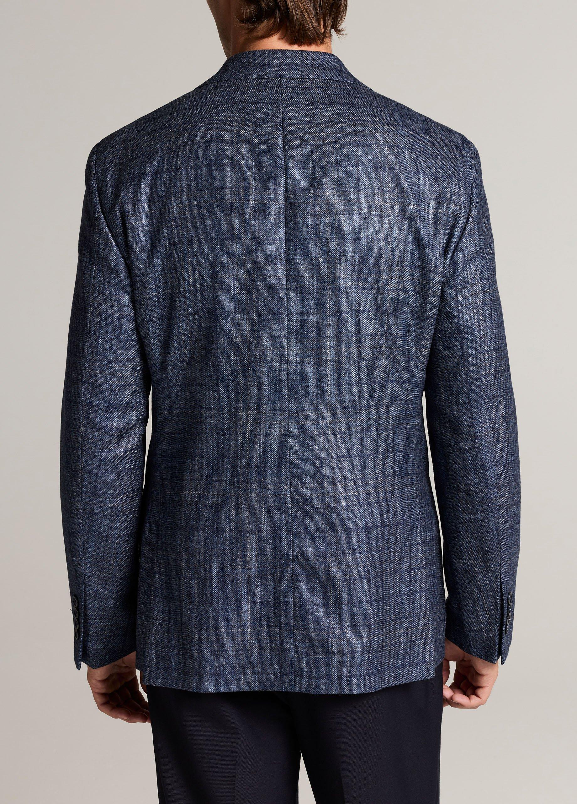 Plaid Wool & Silk-Blend Sport Coat image number 2
