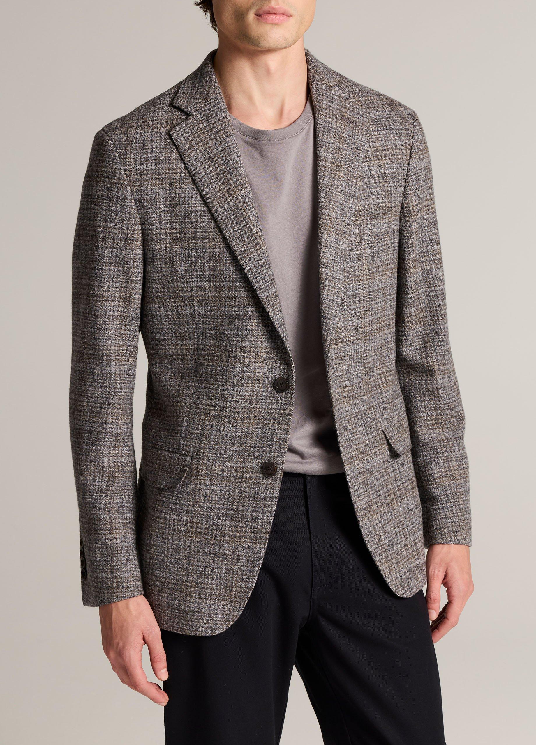 Plaid Wool-Blend Sport Coat image number 0