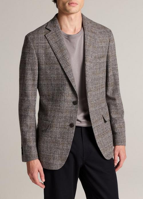 Plaid Wool-Blend Sport Coat