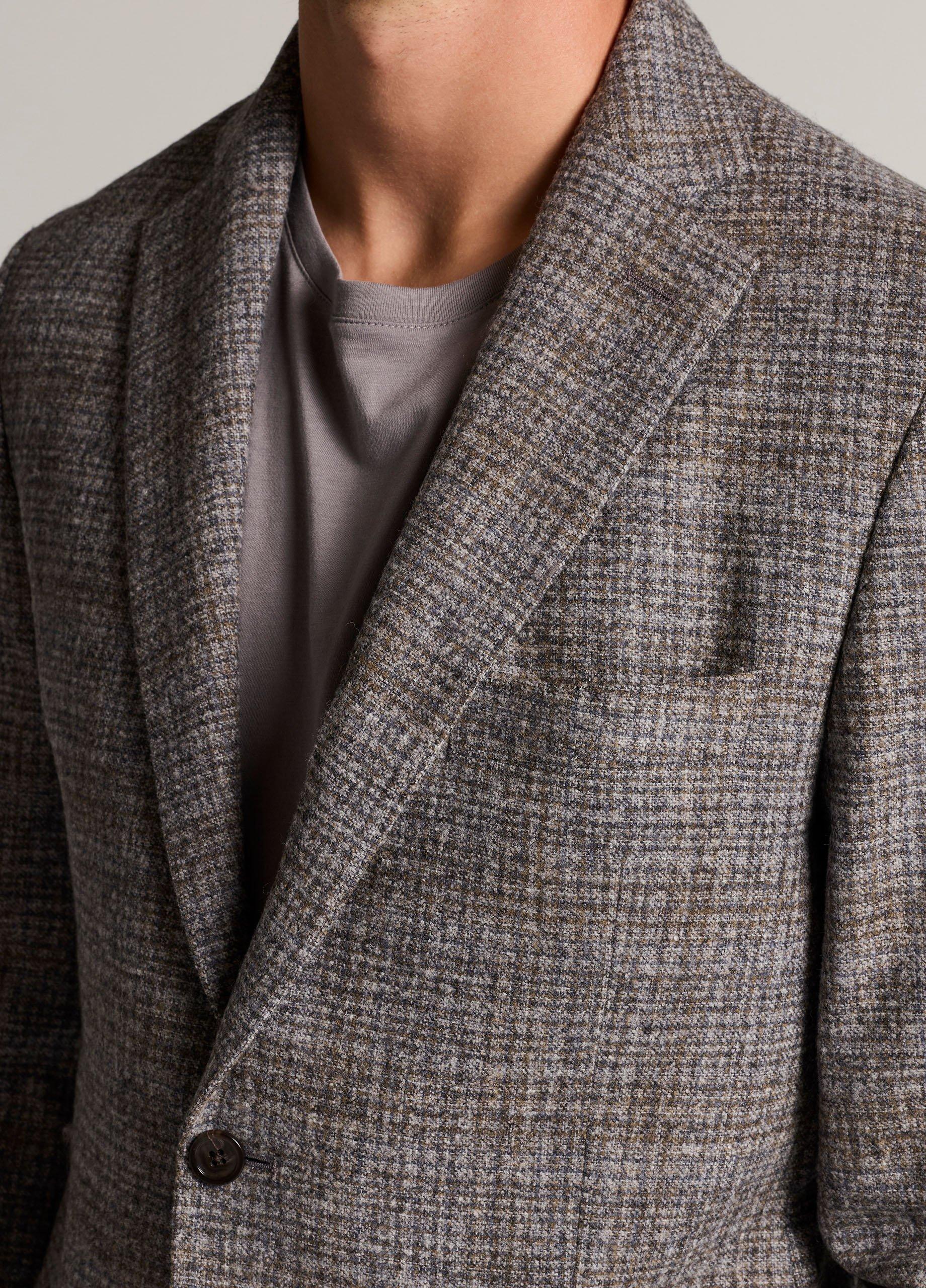 Plaid Wool-Blend Sport Coat image number 1