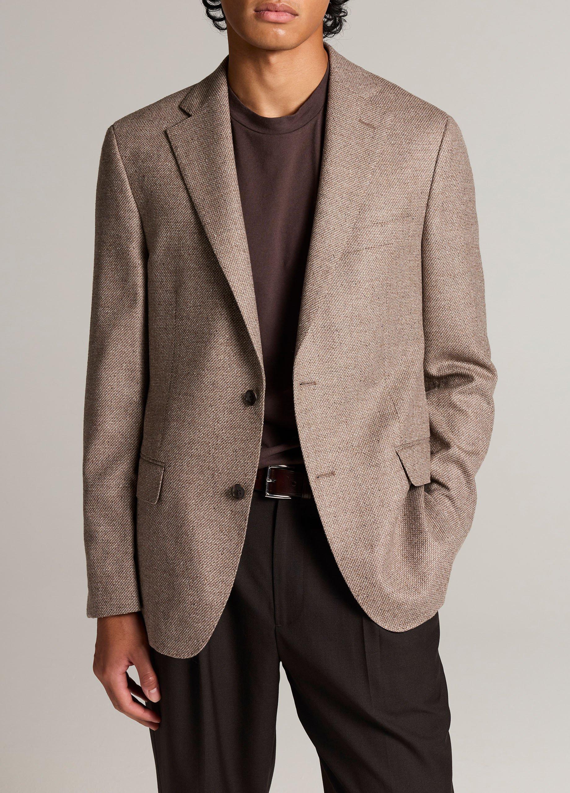 Birdseye Wool & Silk-Blend Sport Coat image number 0