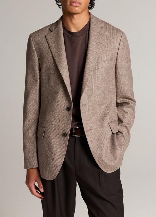 Birdseye Wool & Silk-Blend Sport Coat