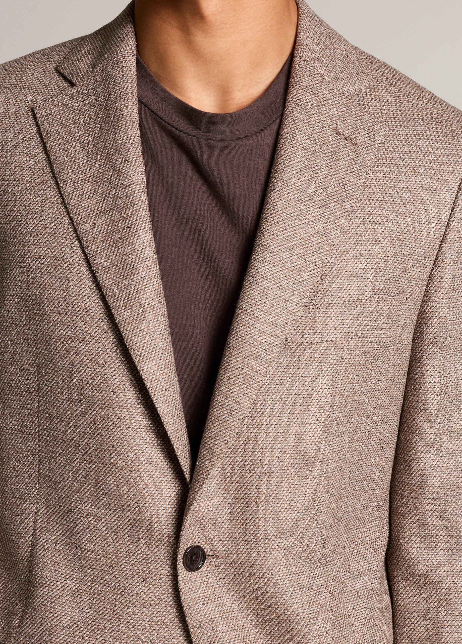 Birdseye Wool & Silk-Blend Sport Coat image number 1
