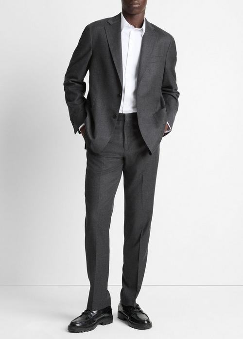 Wool-Silk Flannel Classic Pant