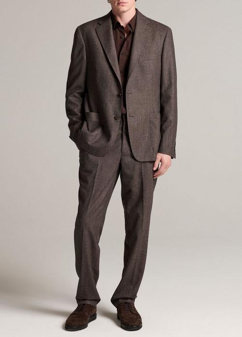 Houndstooth Wool Classic Trouser