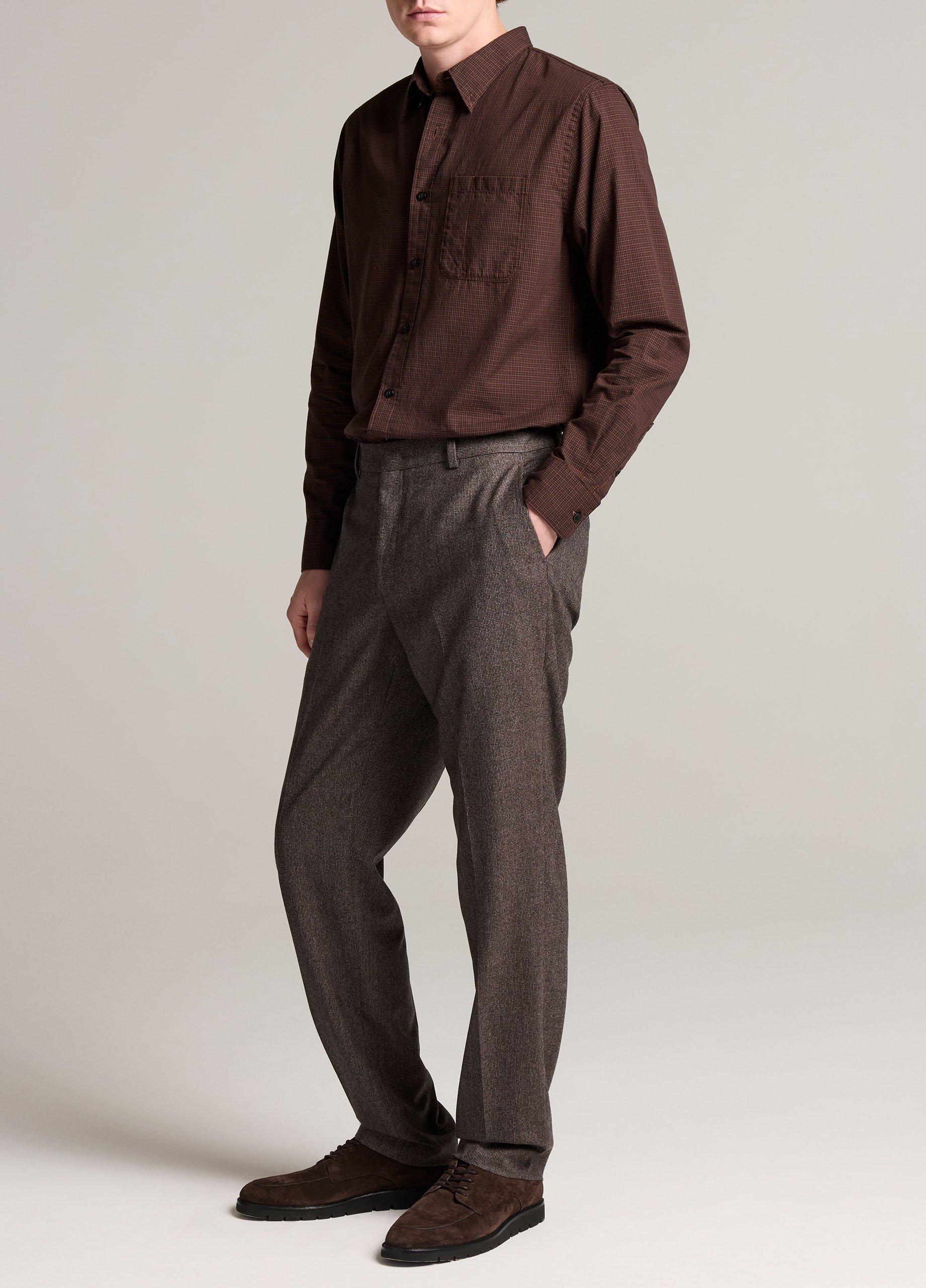 Houndstooth Wool Classic Trouser image number 1