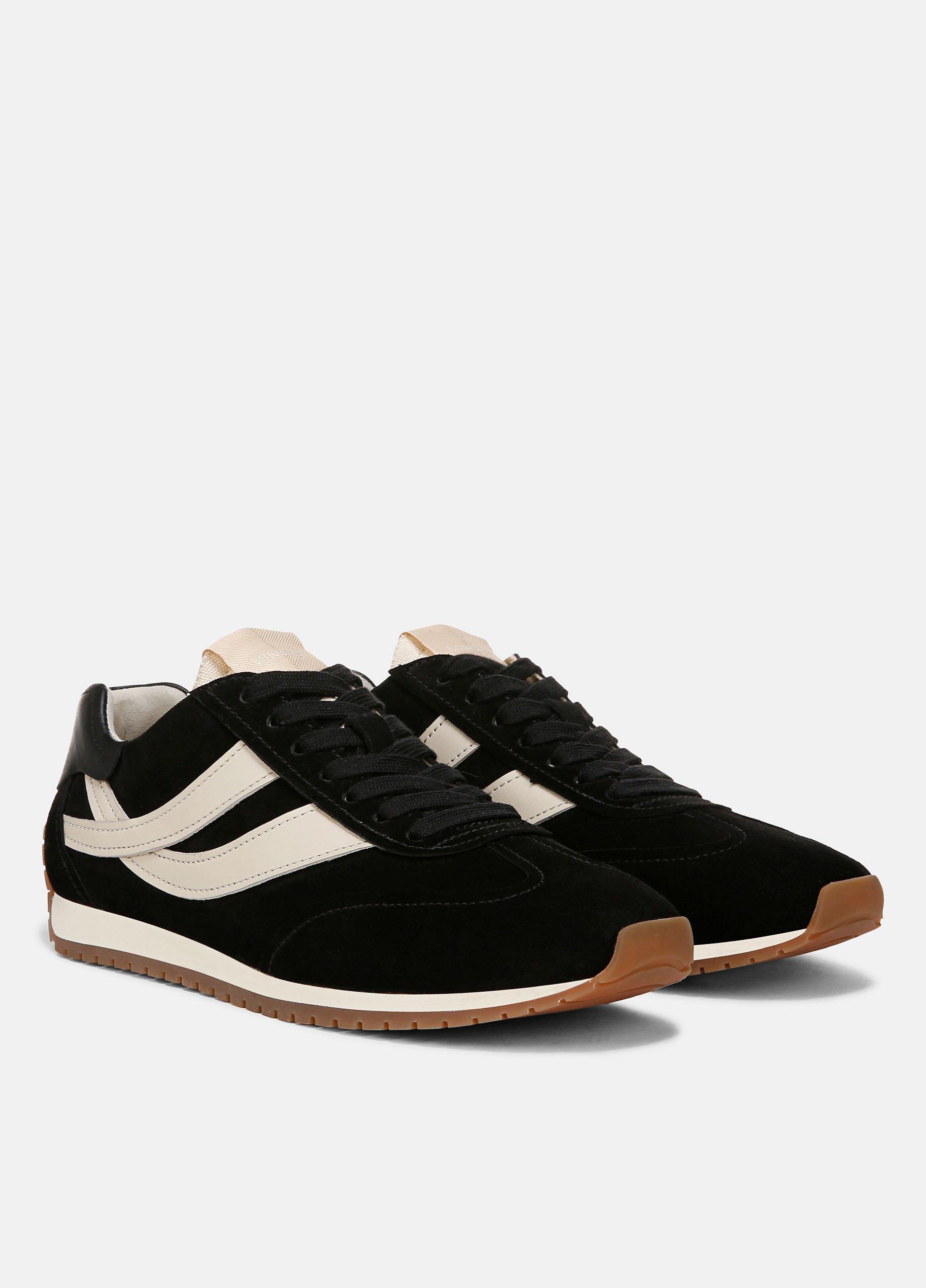 人気ブランドバ40代 Leather and Suede Oasis Runner Vince | Sneakers in Sneaker カットソー(長袖/七分)
