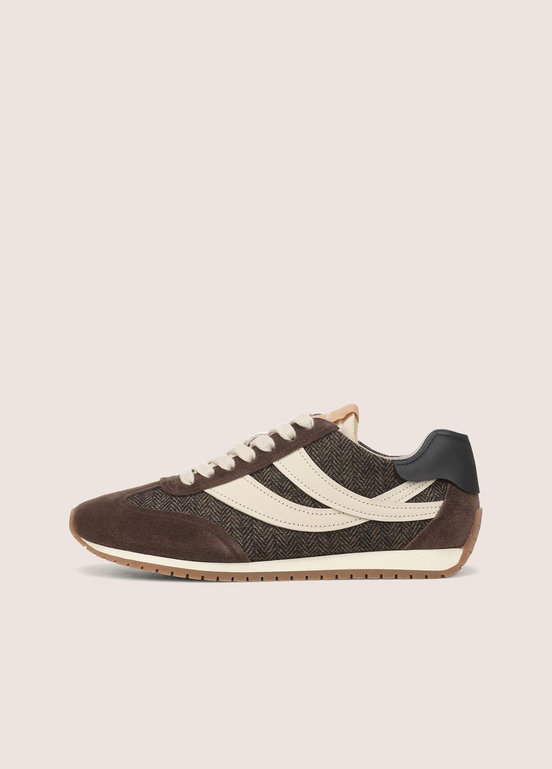 Oasis Suede & Herringbone Runner Sneaker image number 0