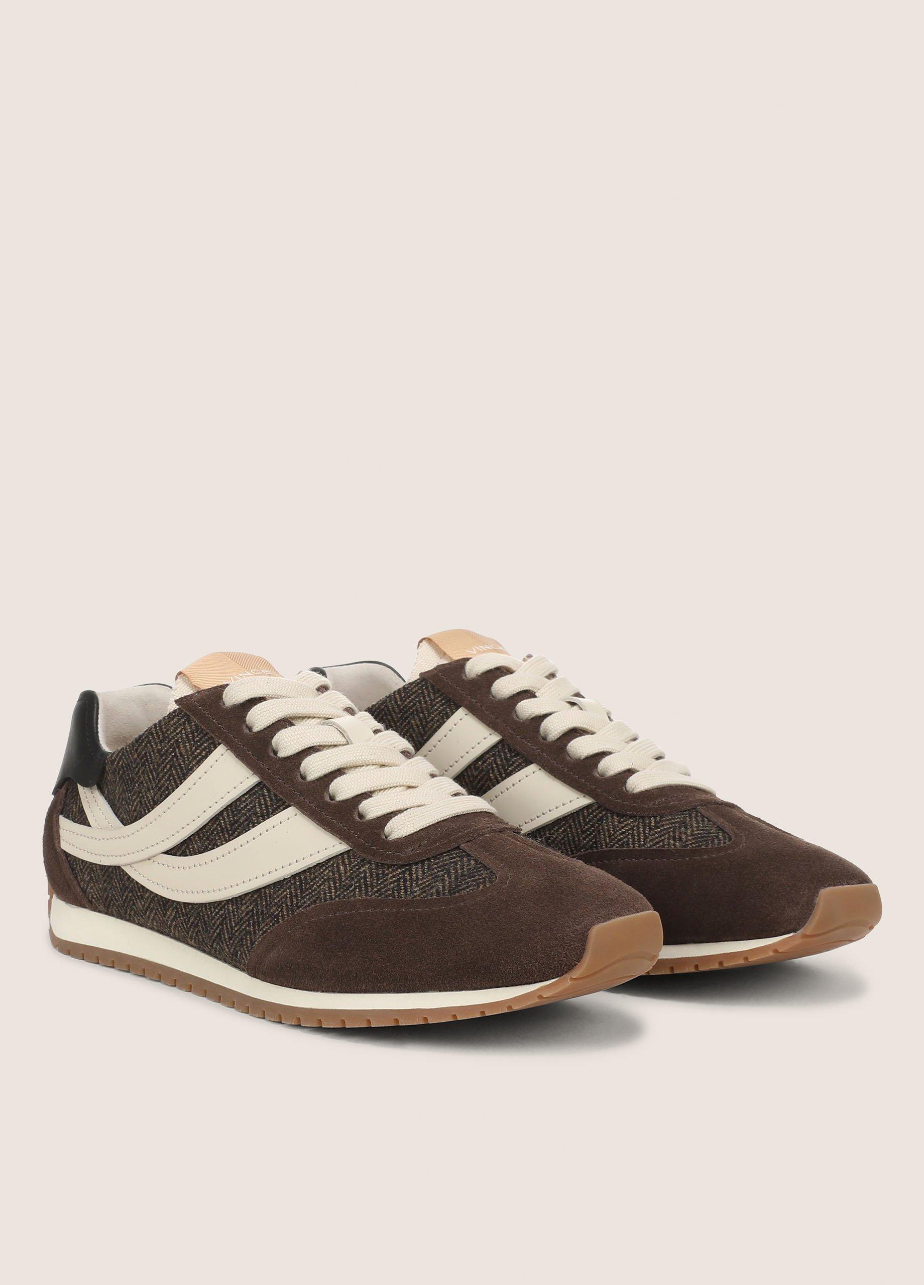 Oasis Suede & Herringbone Runner Sneaker image number 1