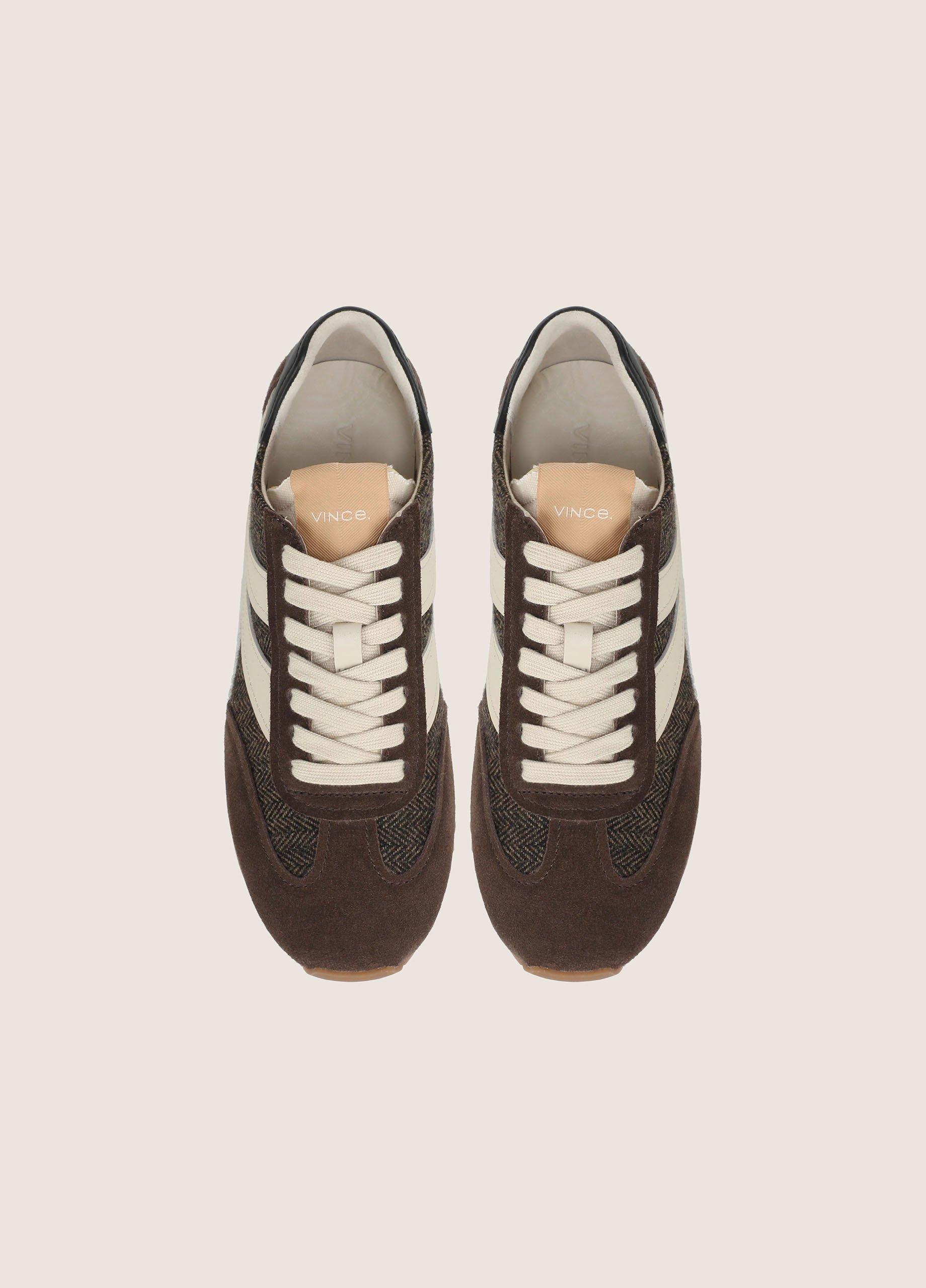 Oasis Suede & Herringbone Runner Sneaker image number 3