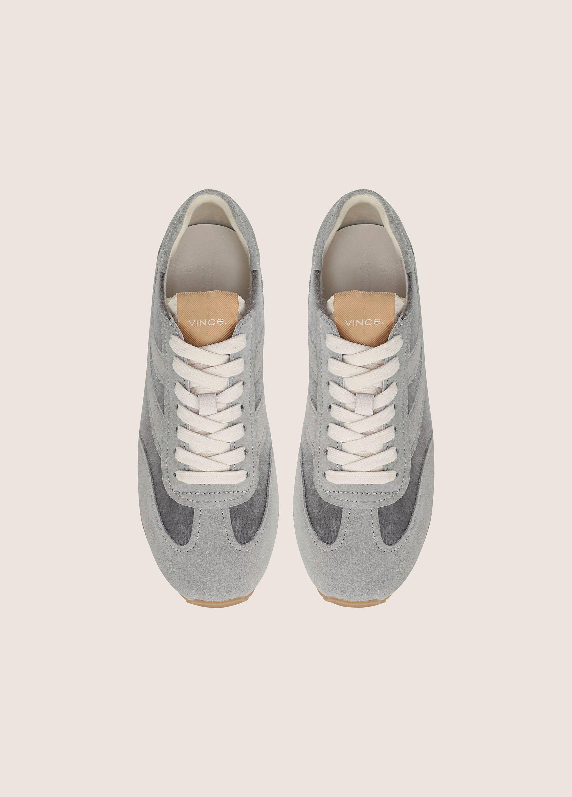Oasis Suede & Brushed Fabric Runner Sneaker image number 3