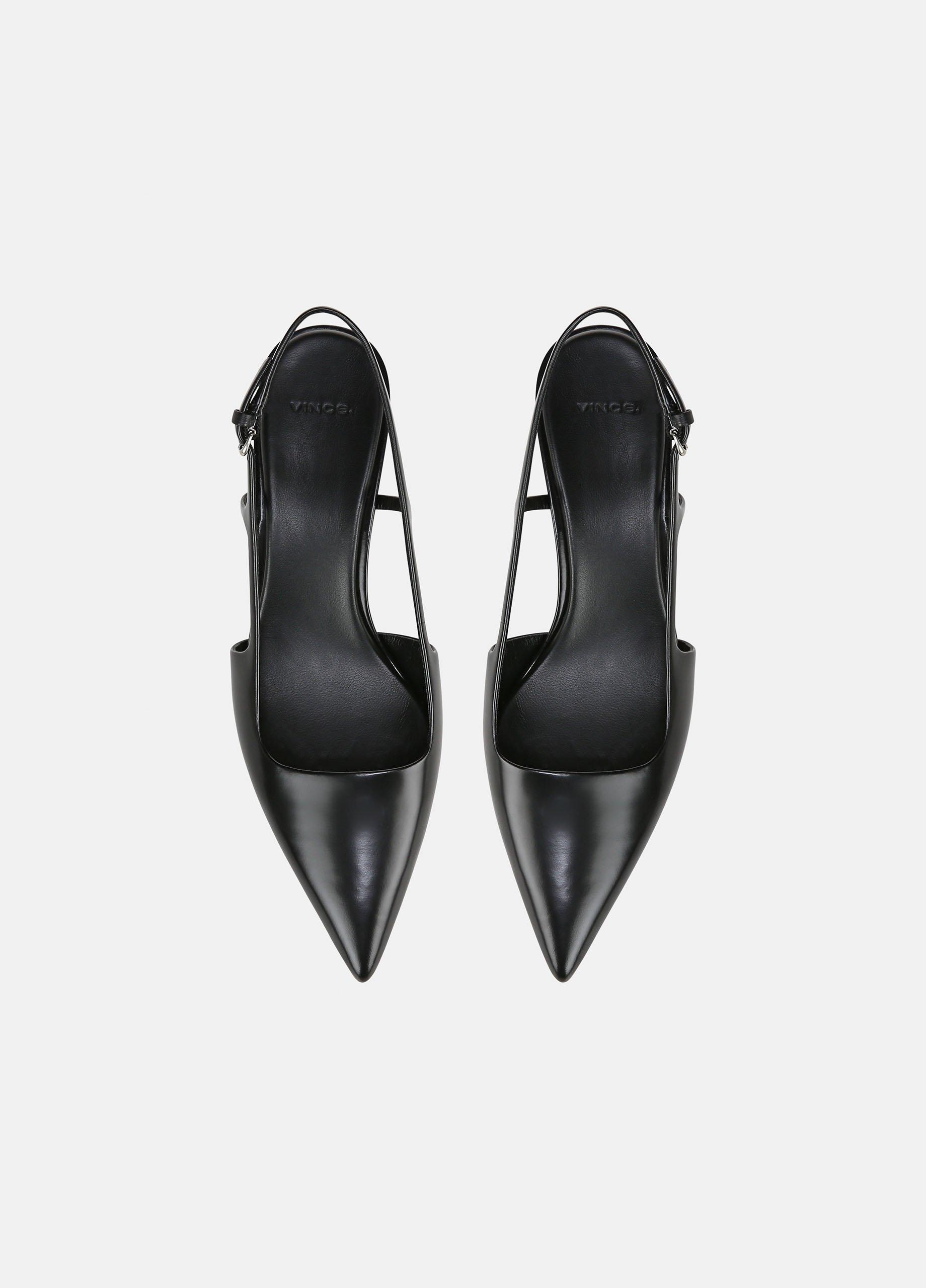 【SALE】POLISHED CALFSKIN SLINGBACKS Polished calfskin slingbacks