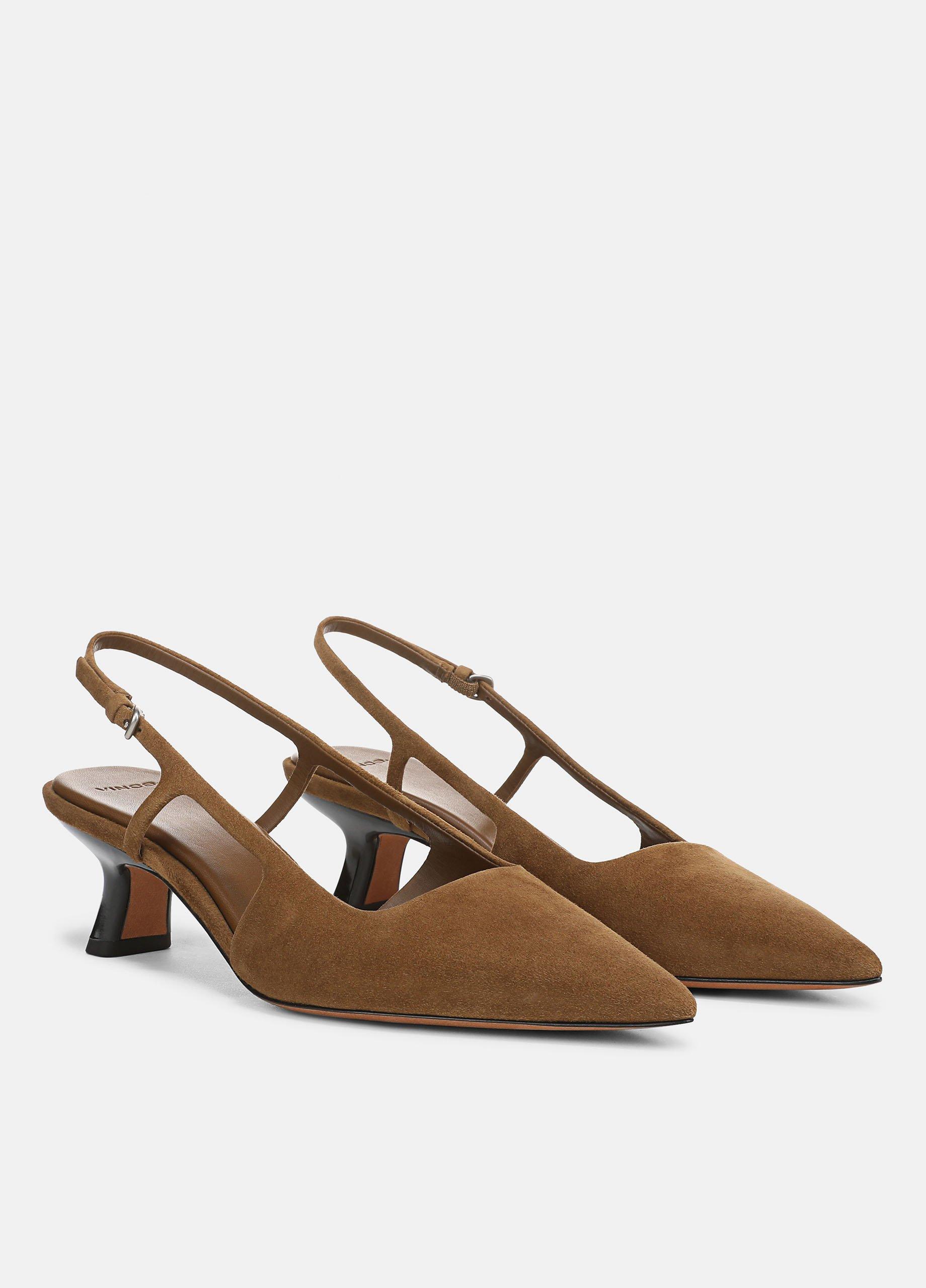 Bianca Suede Slingback Heel image number 1