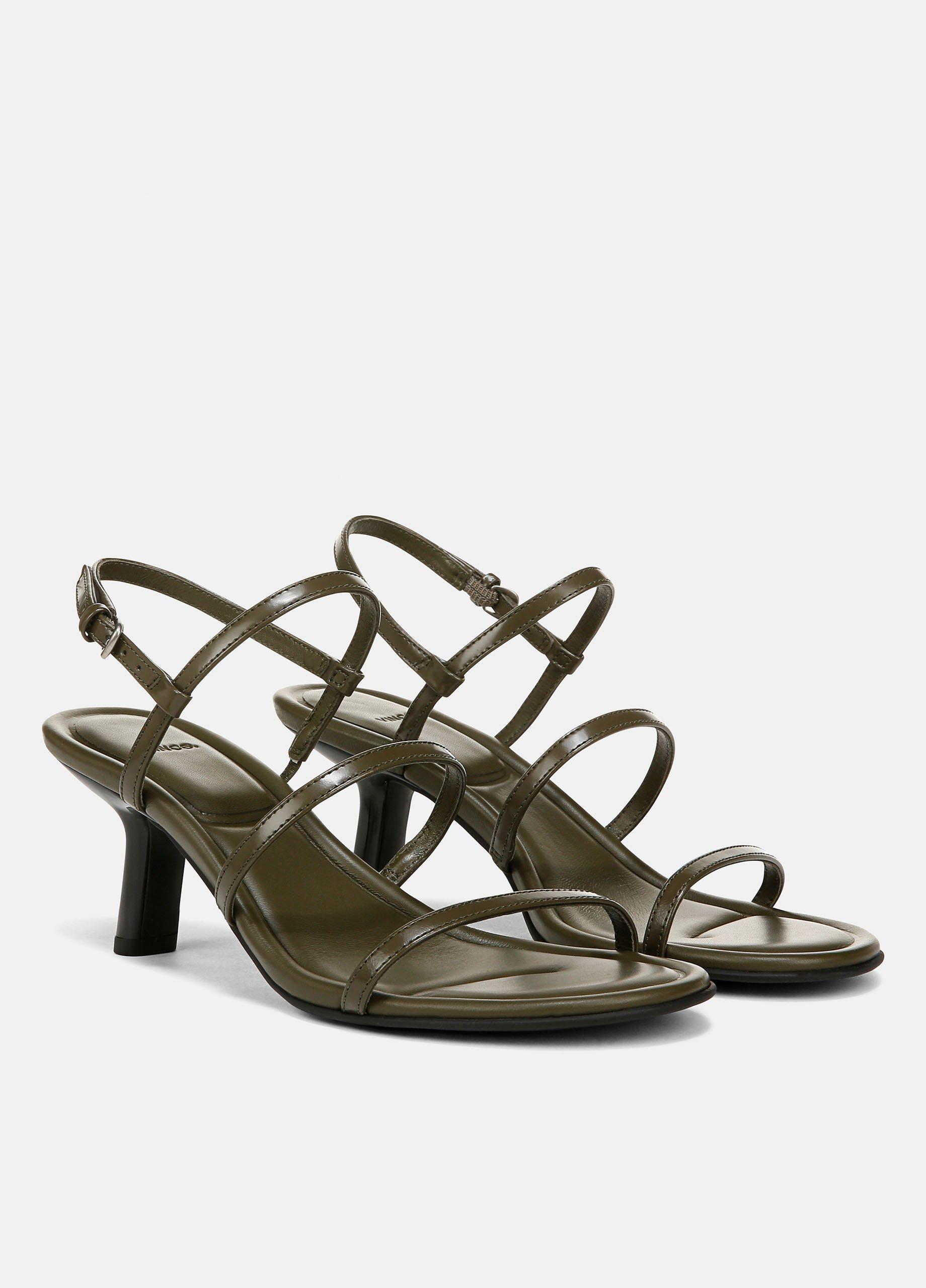 Josie Leather Strappy Heeled Sandal image number 1