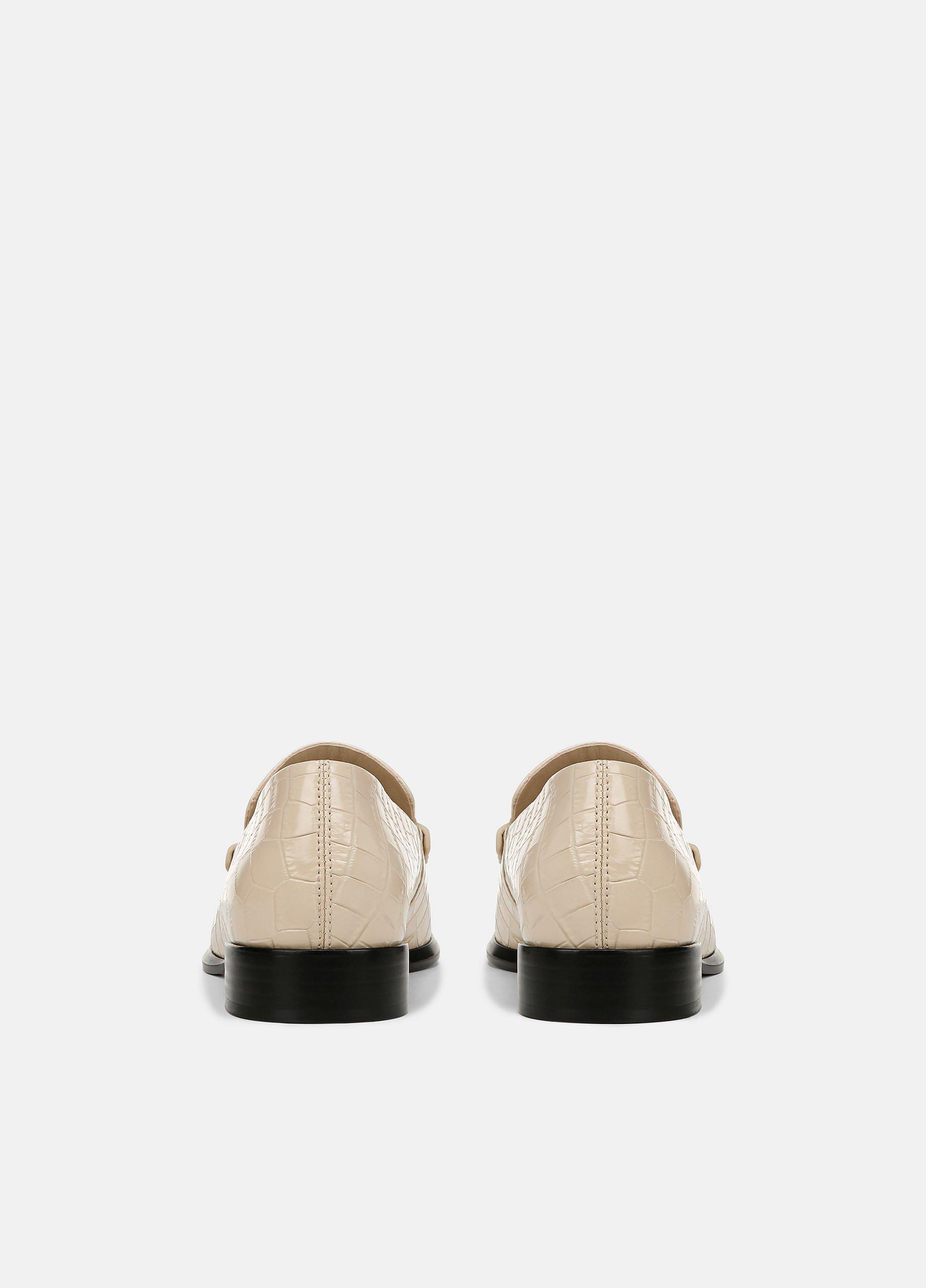 Naomi Croc-Embossed Leather Loafer image number 2