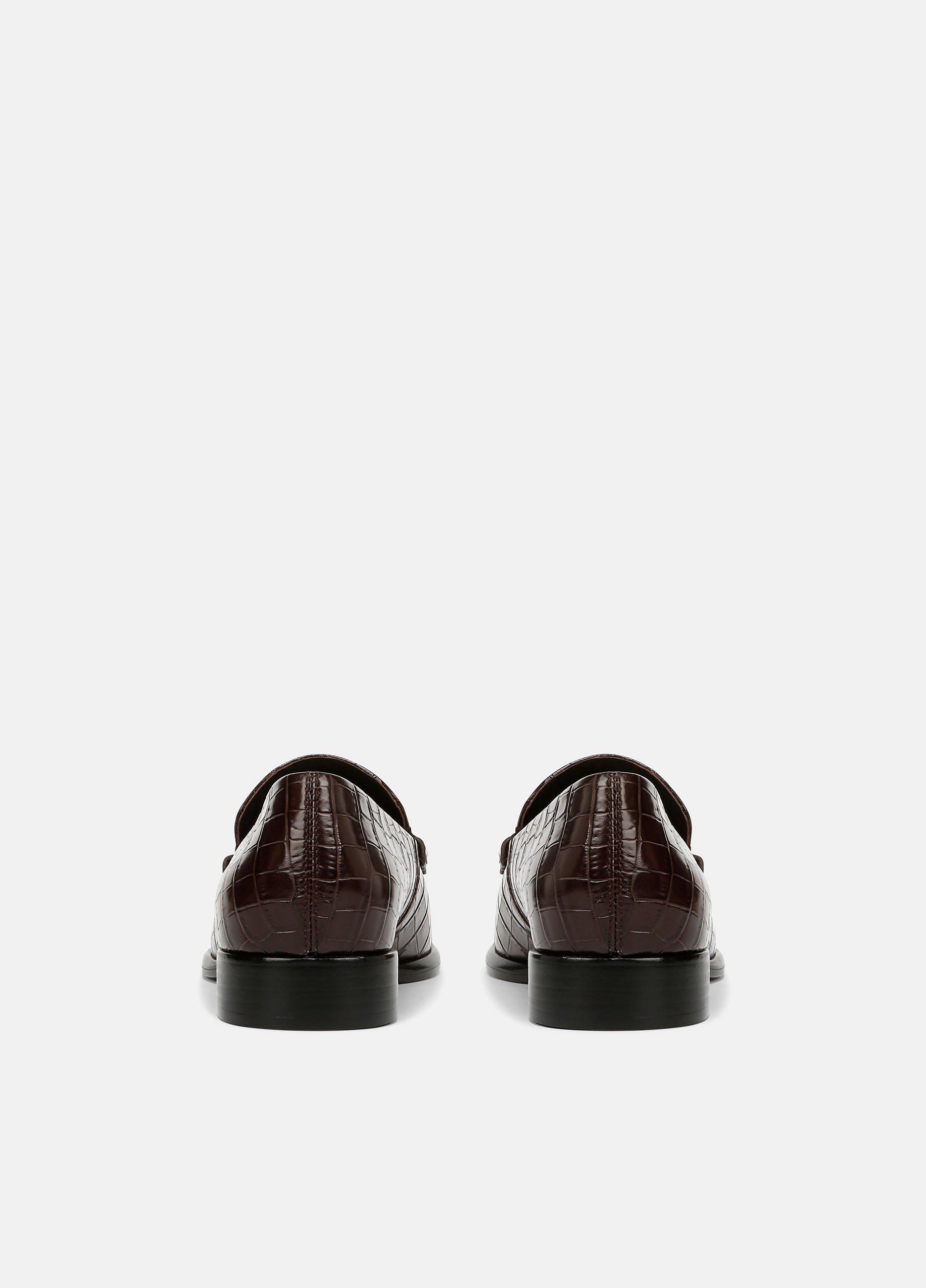 フラットシューズ Croc-Embossed Loafers Naomi-Croc-Embossed-Leather-