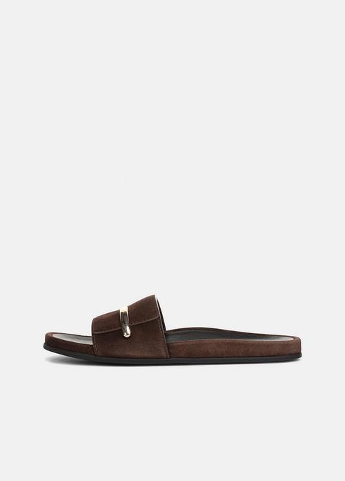 Sadie Suede Slide Sandal