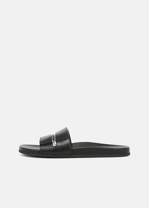 Sadie Leather Slide Sandal