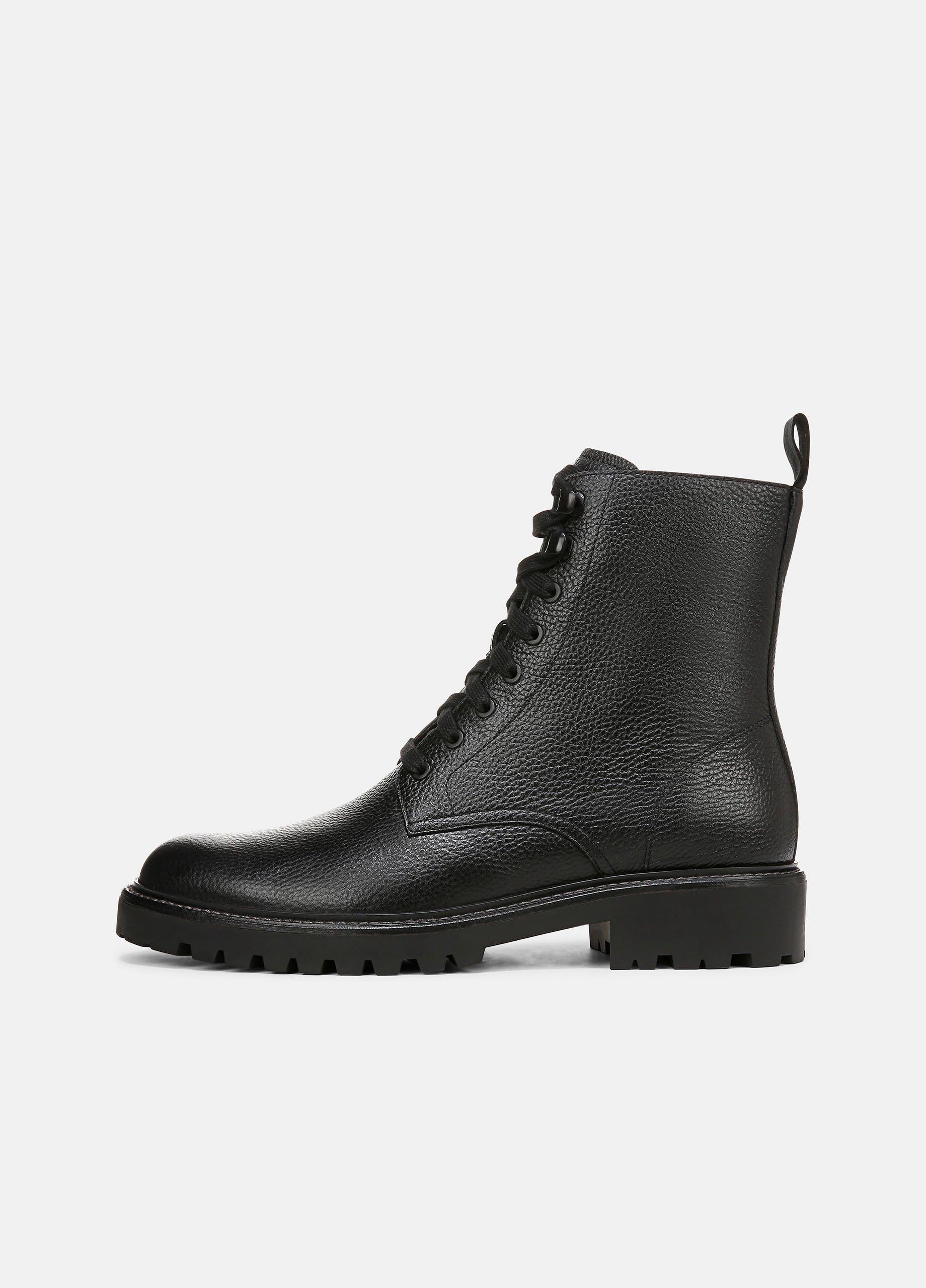 Men's Dominic Leather Boot, Black, Size 10 Vince