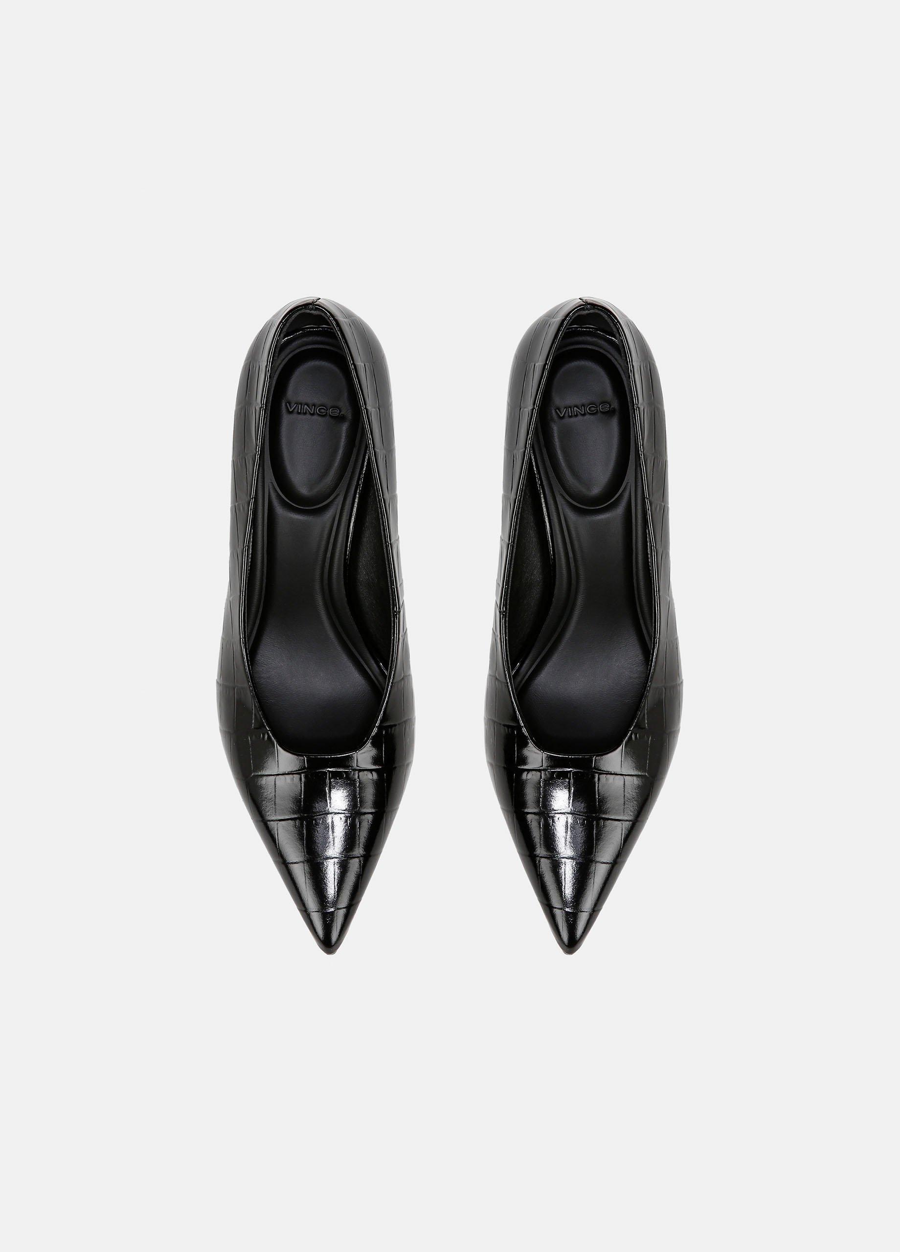 Diane Croc-Embossed Leather Pump image number 3