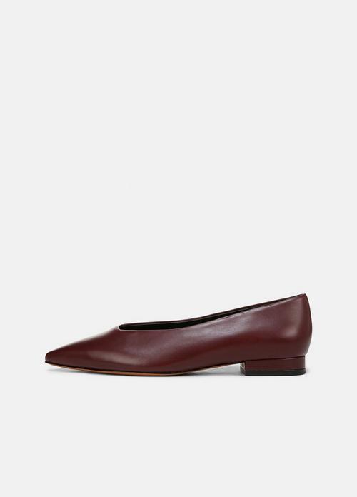 Isabel Leather Flat