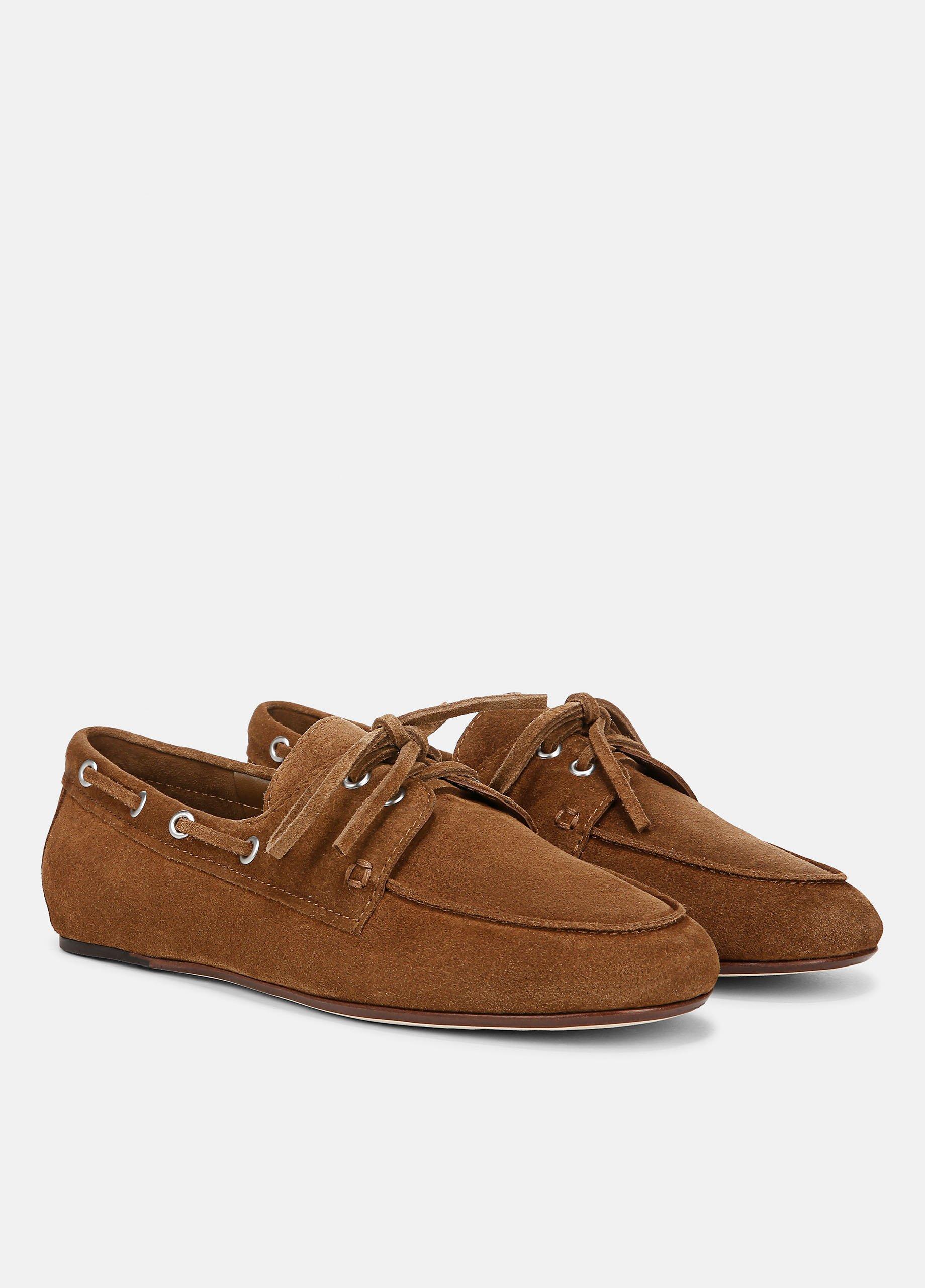 Marin Suede Lace-Up Loafer image number 1