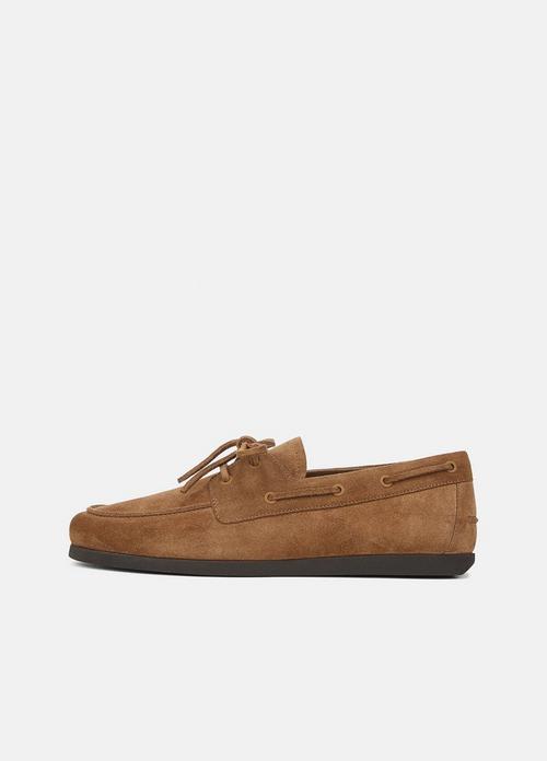 Marin Suede Lace-Up Loafer