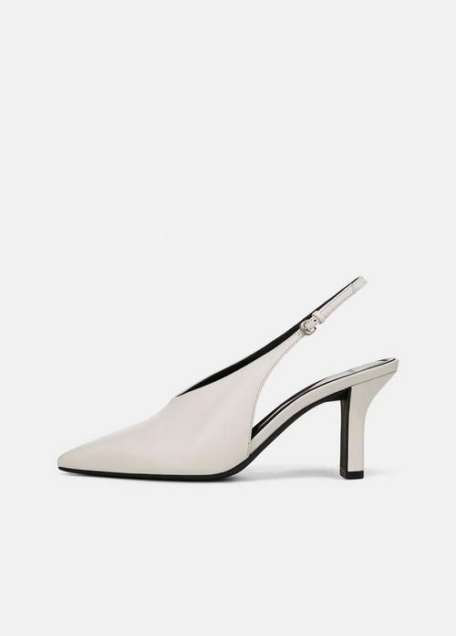 Devi Leather Slingback Pump