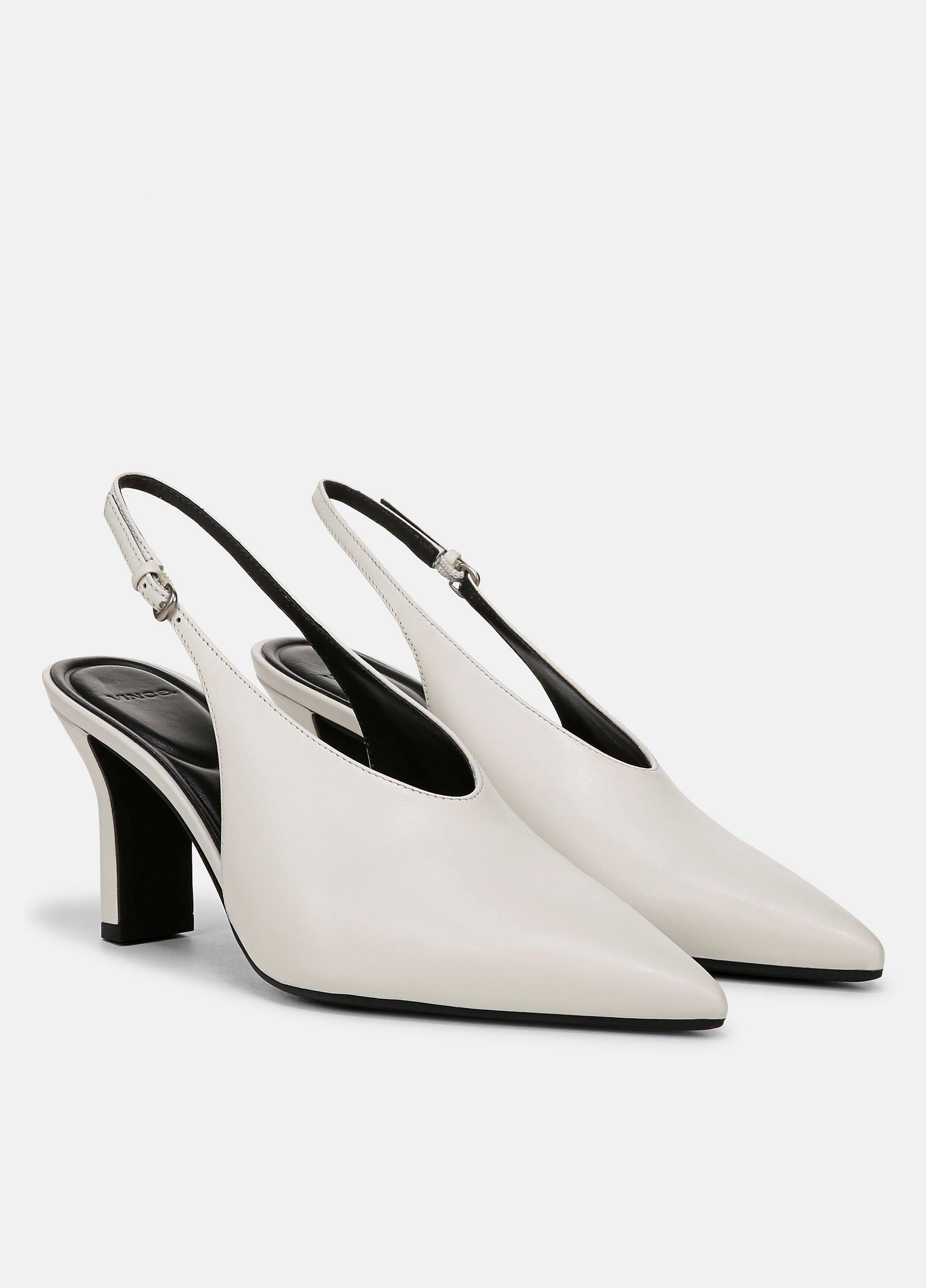 Devi Leather Slingback Pump in Shoes | Vince