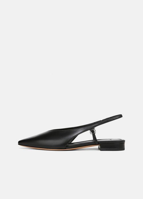 Ines Leather Slingback Flat