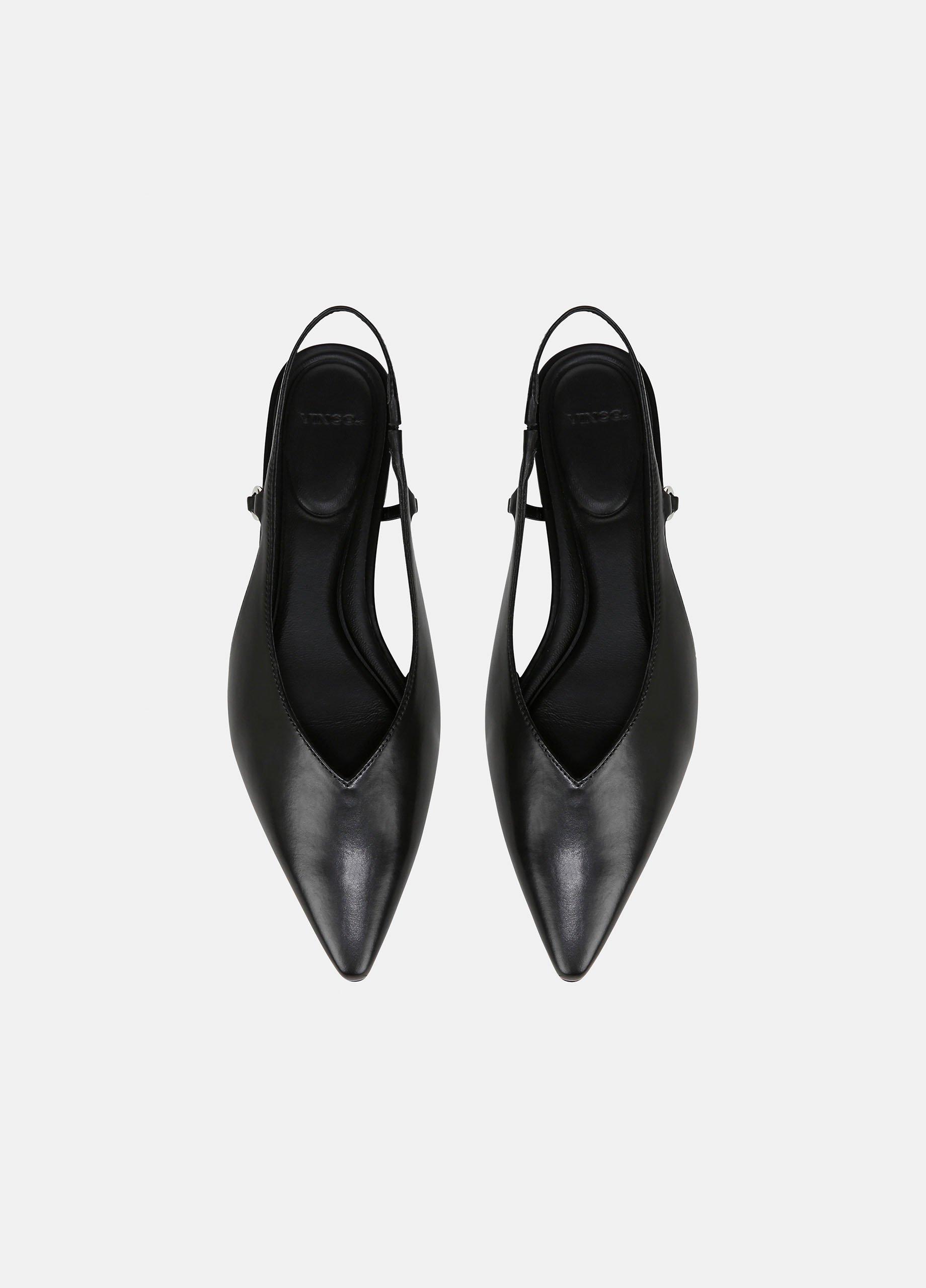 Ines Leather Slingback Flat image number 3