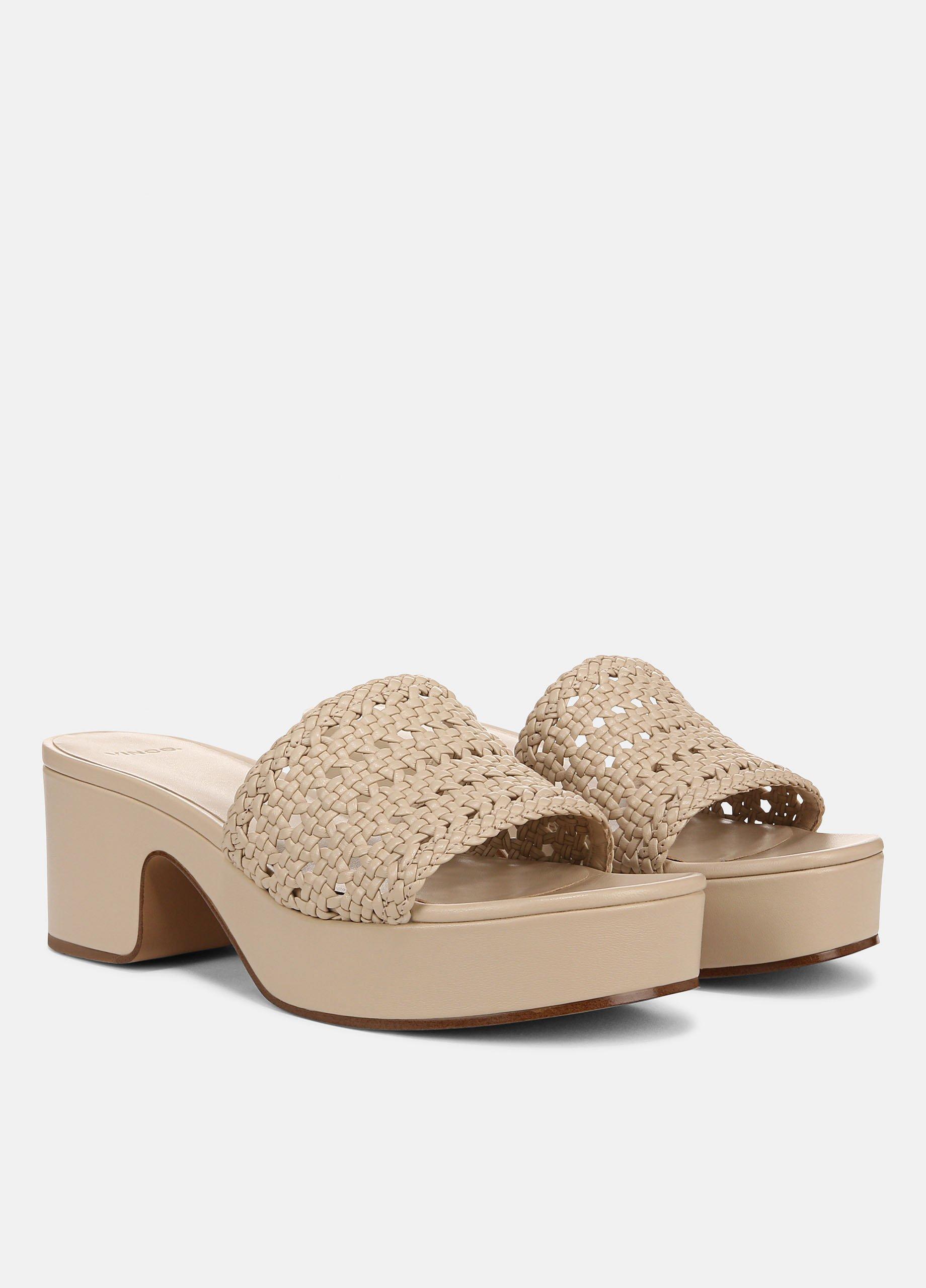 Margo Woven Leather Platform Sandal image number 1