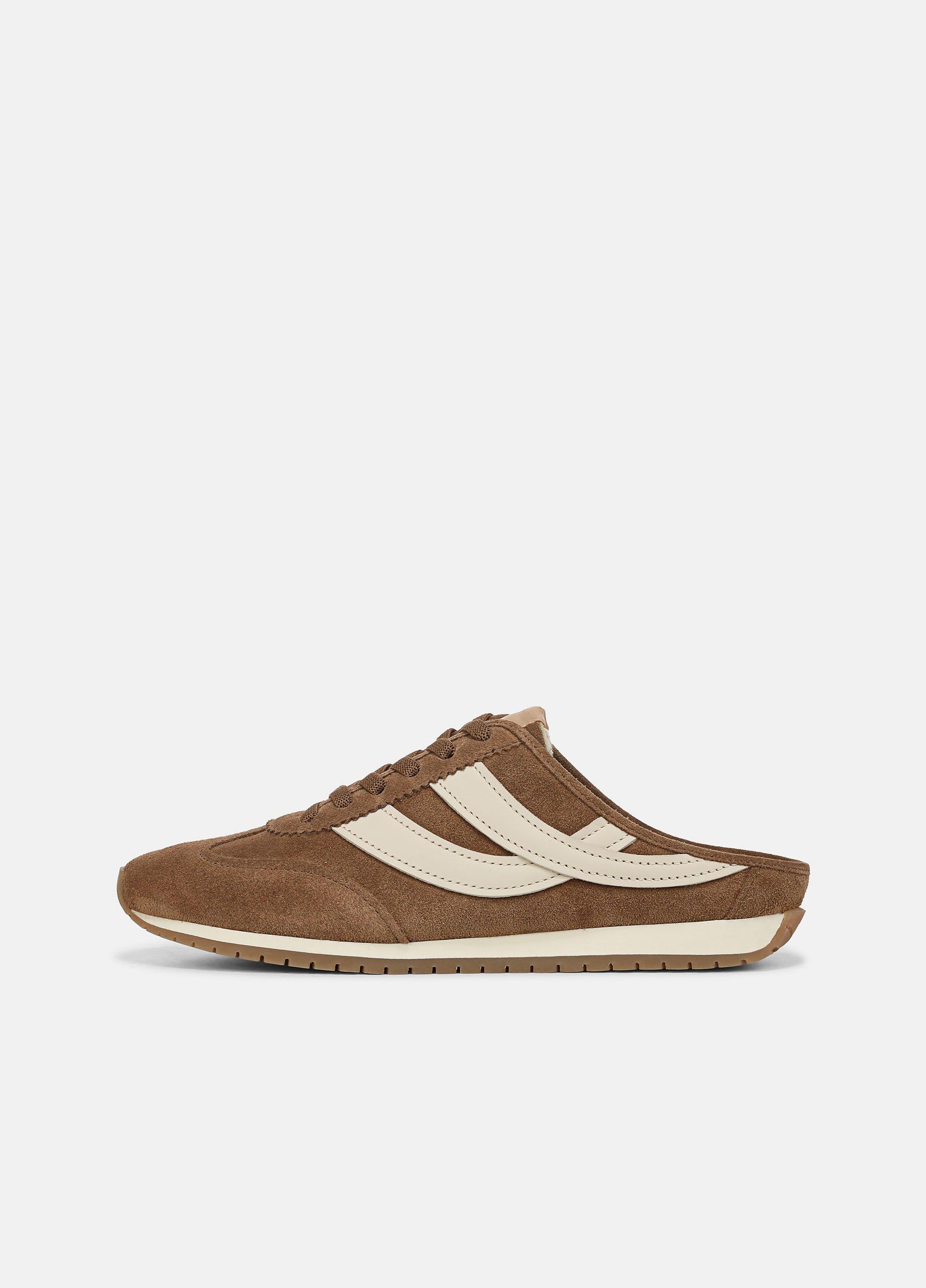 Women's Oasis Suede & Leather Runner Mule, Elm Wood, Size 9 Vince