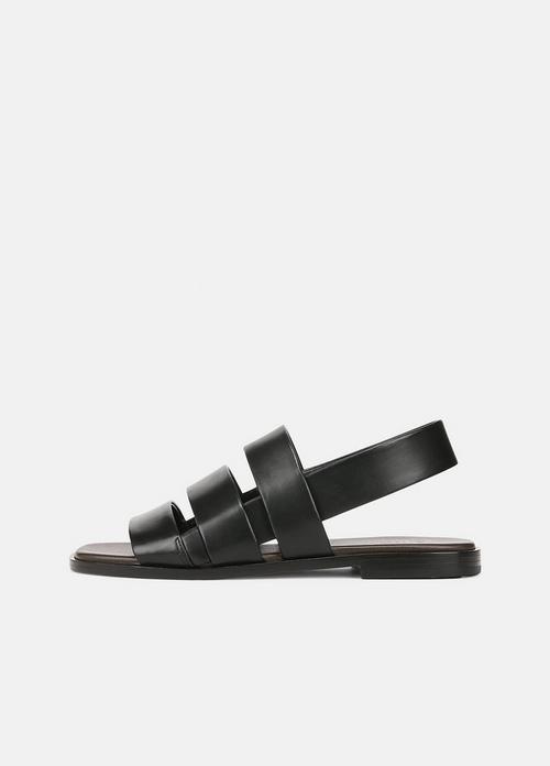 Mazie Leather Slingback Sandal