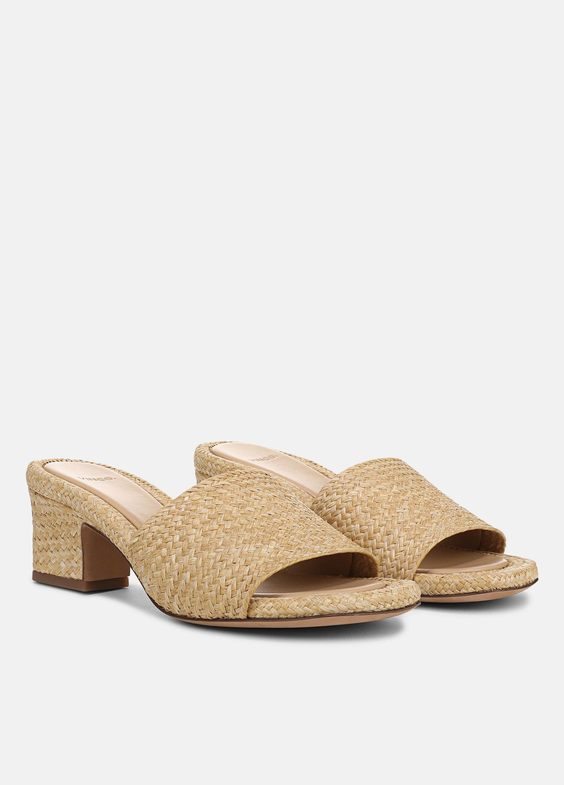 Ariana Raffia Heeled Sandal image number 1