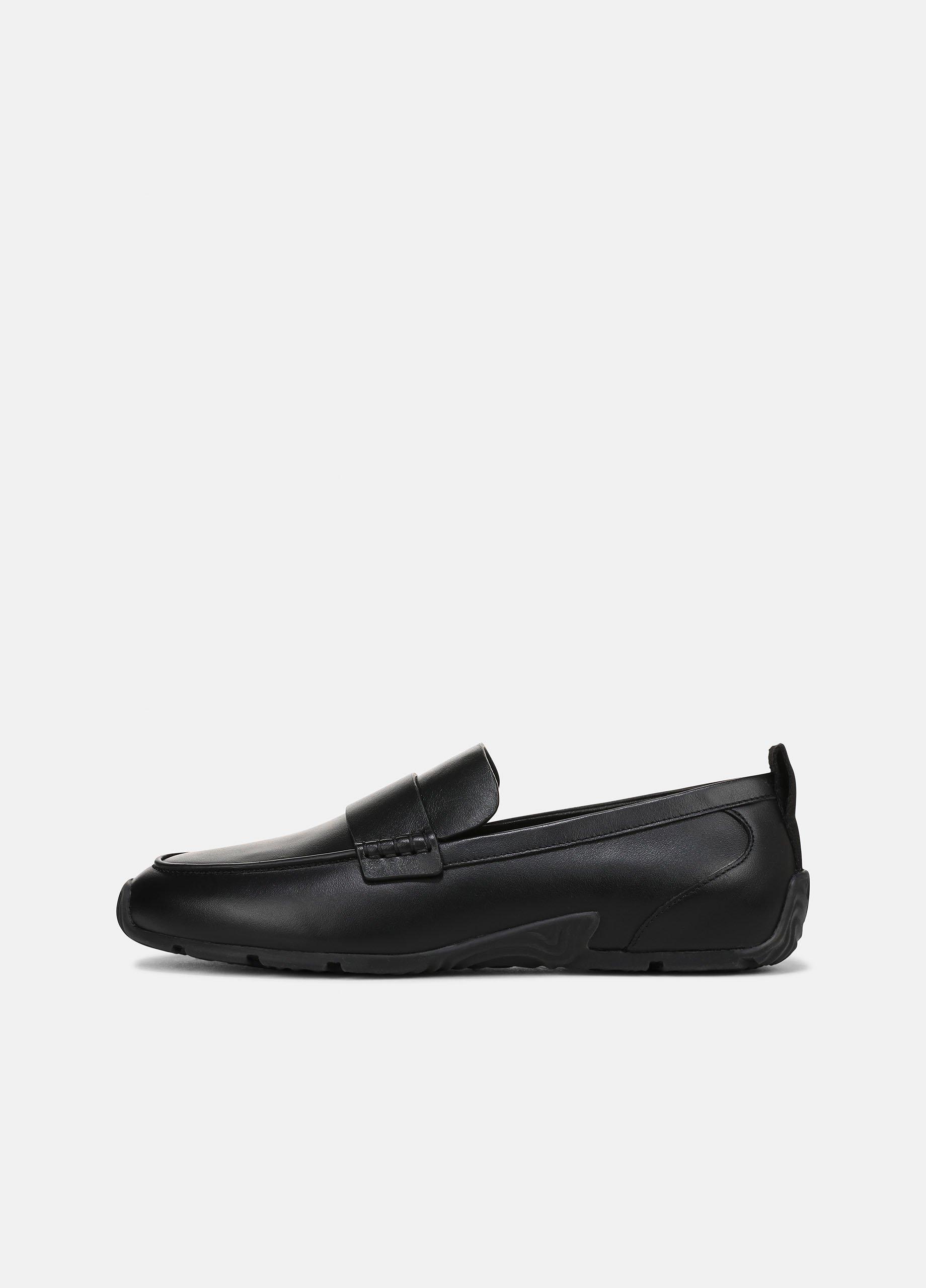 Women's Mojave Leather Loafer, Black, Size 11 Vince