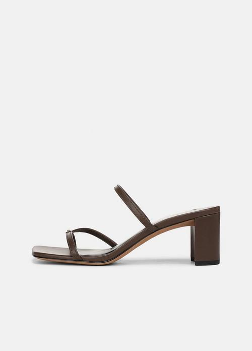 Ona Leather Heeled Sandal