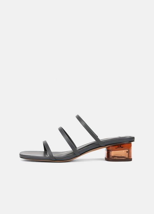 Palm Springs Leather Heeled Sandal