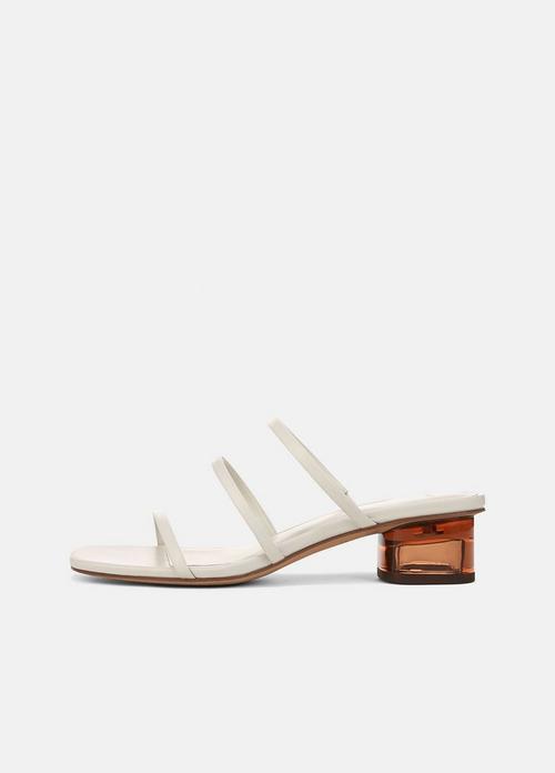 Palm Springs Leather Heeled Sandal