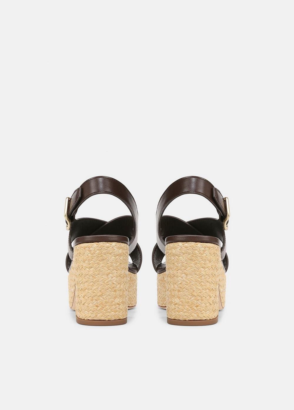 Clementina Leather Platform Sandal in Heels | Vince Clementina Leather Platform Sandal in Heels | Vince
